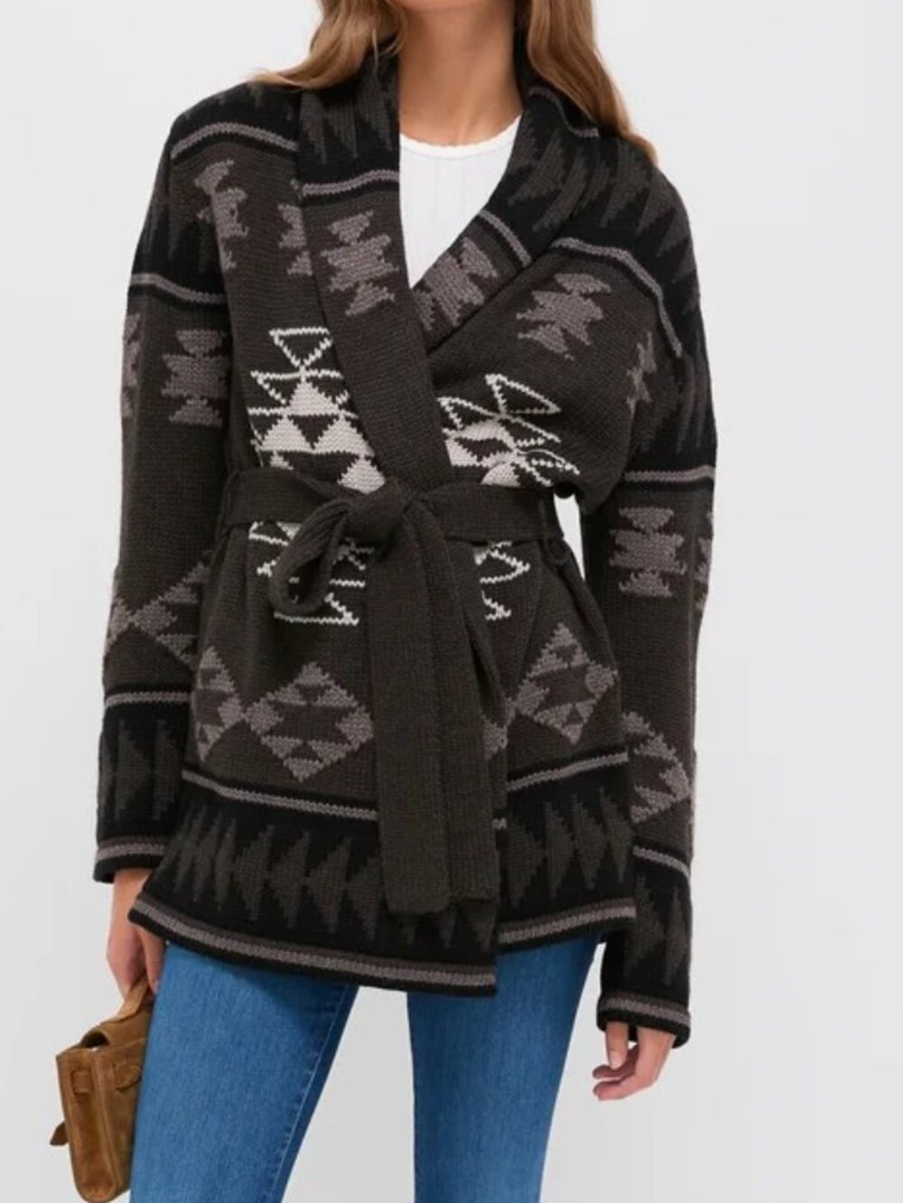 Tuckernuck Wool Blend Ranch Teddy Wrap Cardigan